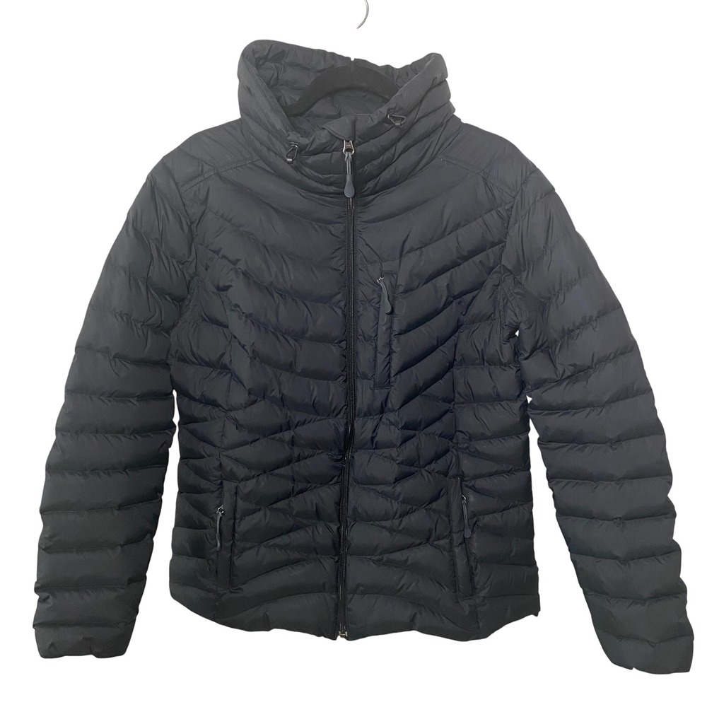 DULUTH TRADING CO Cold Faithful 800 Fill Power Down Jacket Size L Black Gorpcore